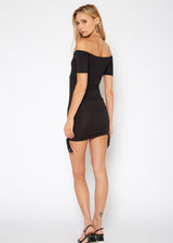 Women's Solid Off Shoulder Dress by Shop at Konus