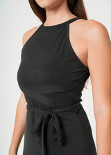 Women's Haltered Sheath Midi Dress by Shop at Konus