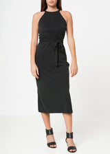 Women's Haltered Sheath Midi Dress by Shop at Konus