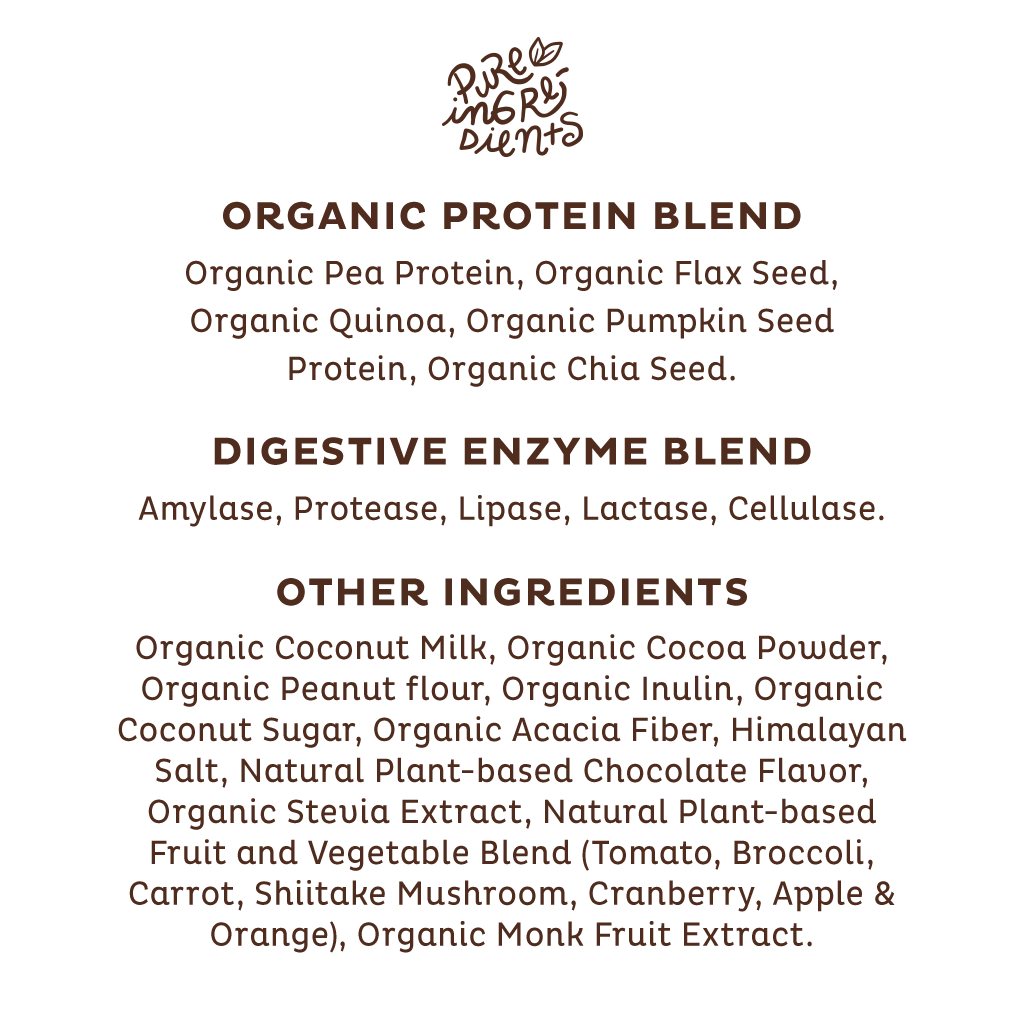 KOS Organic Plant Protein, Chocolate Peanut Butter, Single Serving by KOS.com