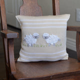 Lamb 10" Pillow, Ecru by Melange Collection