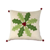 Holly Pinwheel 10" Pillow by Melange Collection