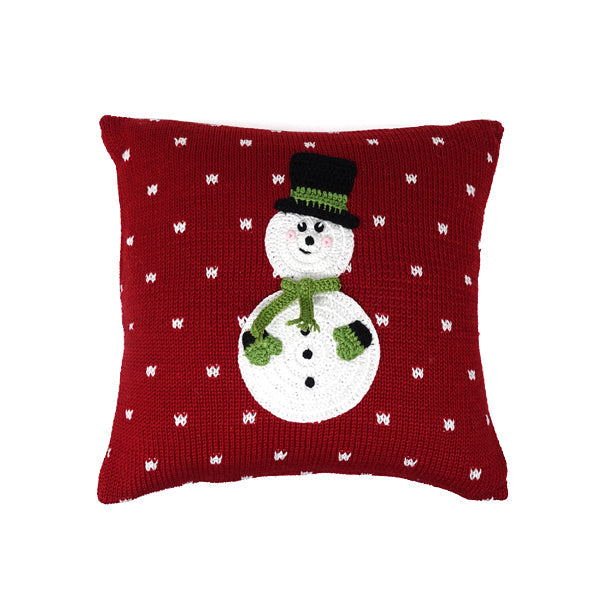 Snowman 10" Pillow by Melange Collection