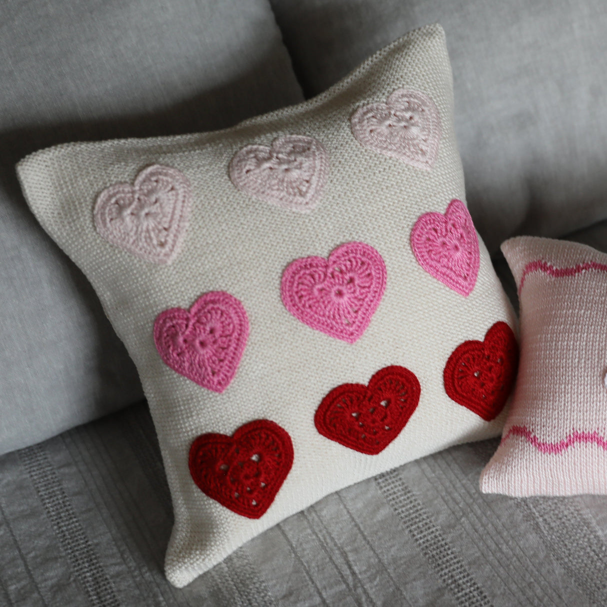 Valentine Heart 10" Pillow by Melange Collection