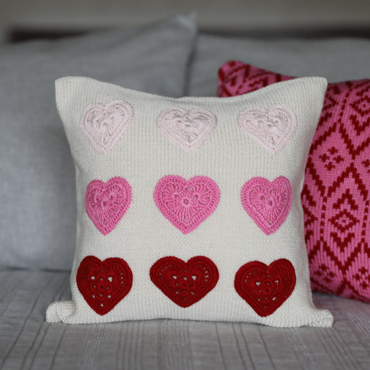 Valentine Heart 10" Pillow by Melange Collection