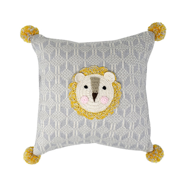 Lion 10" Pillow by Melange Collection