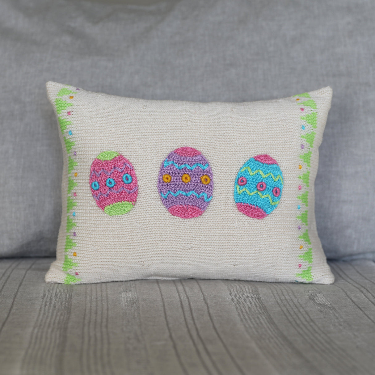 Easter Egg 8 x 11 Pillow by Melange Collection