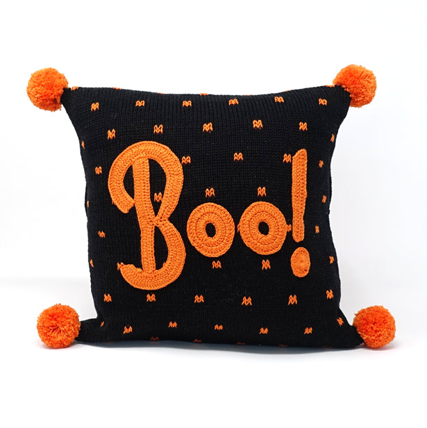 Boo 10" Pillow by Melange Collection