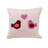 Love Birds Pillow, 10" by Melange Collection