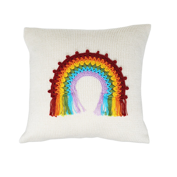 Rainbow 10" Pillow by Melange Collection