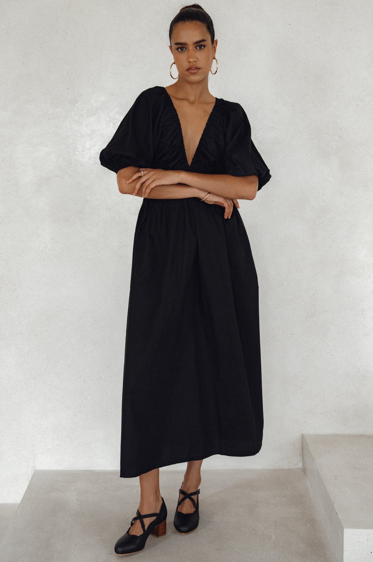 Kezas Cotton Maxi Dress by ELF