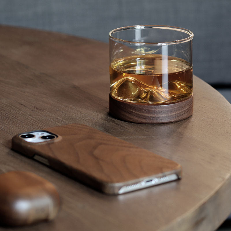 Wood Glass Tumblers by Komodoty