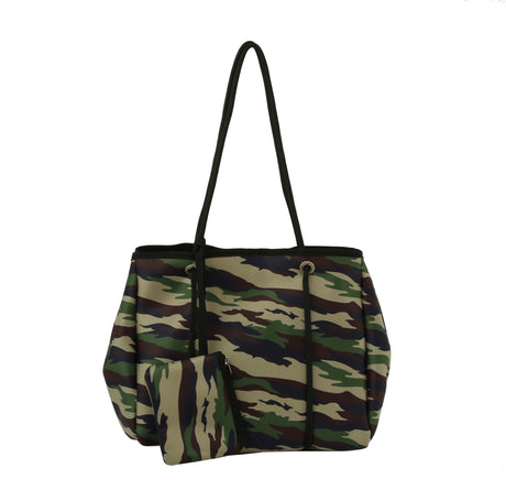 HF Camo Print Large Shoulder Bag Set   L-0316 by hfstylish