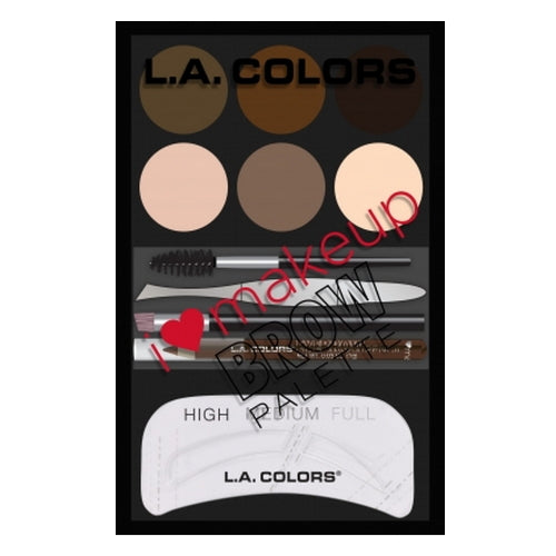 L. A. COLORS I Heart Makeup Brow Palette - Medium To Deep