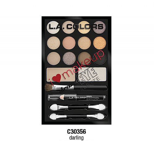 L.A. COLORS I Heart Makeup Drama Eye Palette - Darling