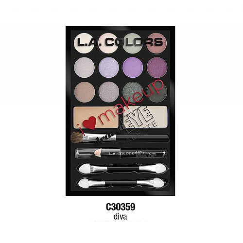 L.A. COLORS I Heart Makeup Drama Eye Palette - Diva