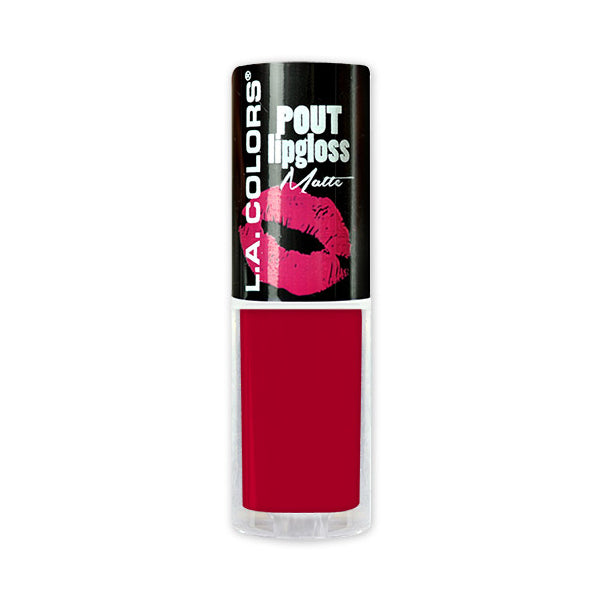 L.A. COLORS Pout Lip Gloss Matte - Lusty