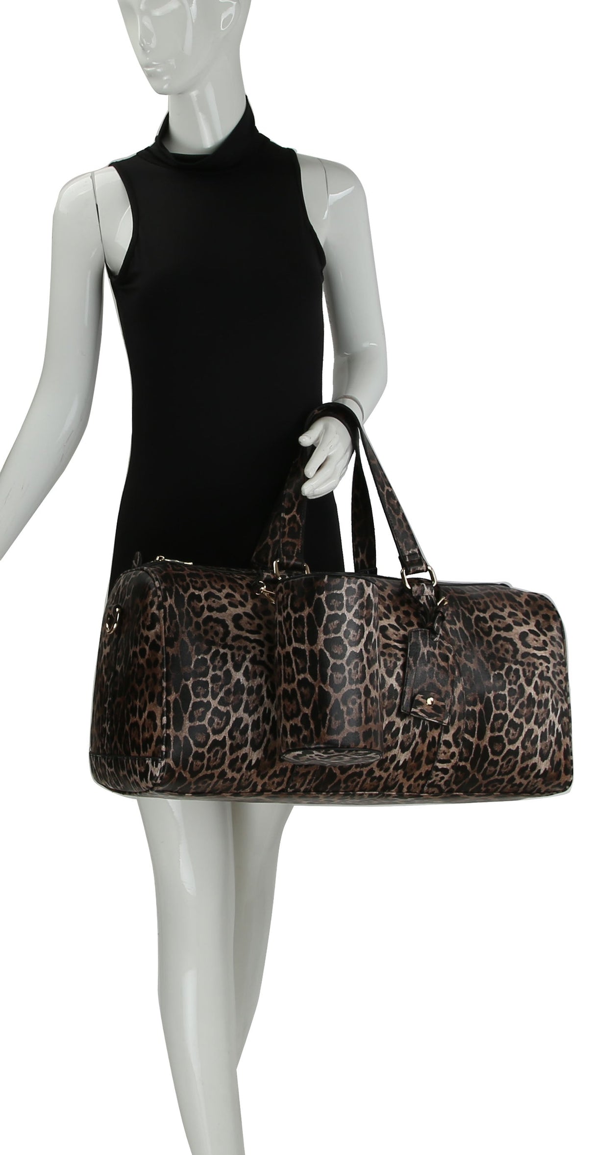 Animal Printed Leopard Weekender Travel Duffel Bag by hfstylish