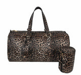 Animal Printed Leopard Weekender Travel Duffel Bag by hfstylish