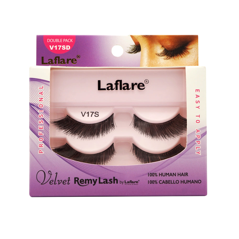 LAFLARE Velvet Remy Lash - Double Packs - V17SD