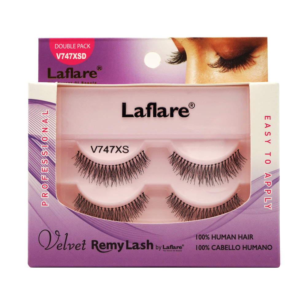 LAFLARE Velvet Remy Lash - Double Packs - V747XSD