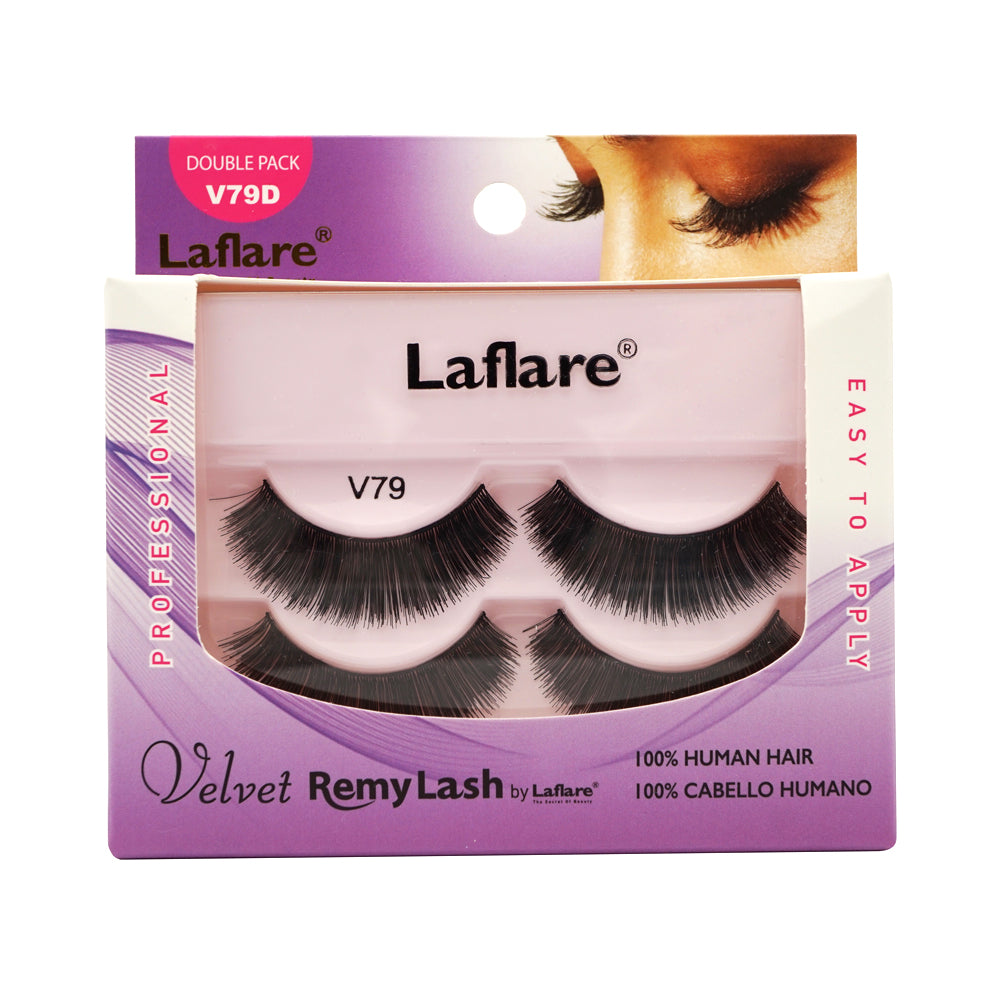 LAFLARE Velvet Remy Lash - Double Packs - V79D