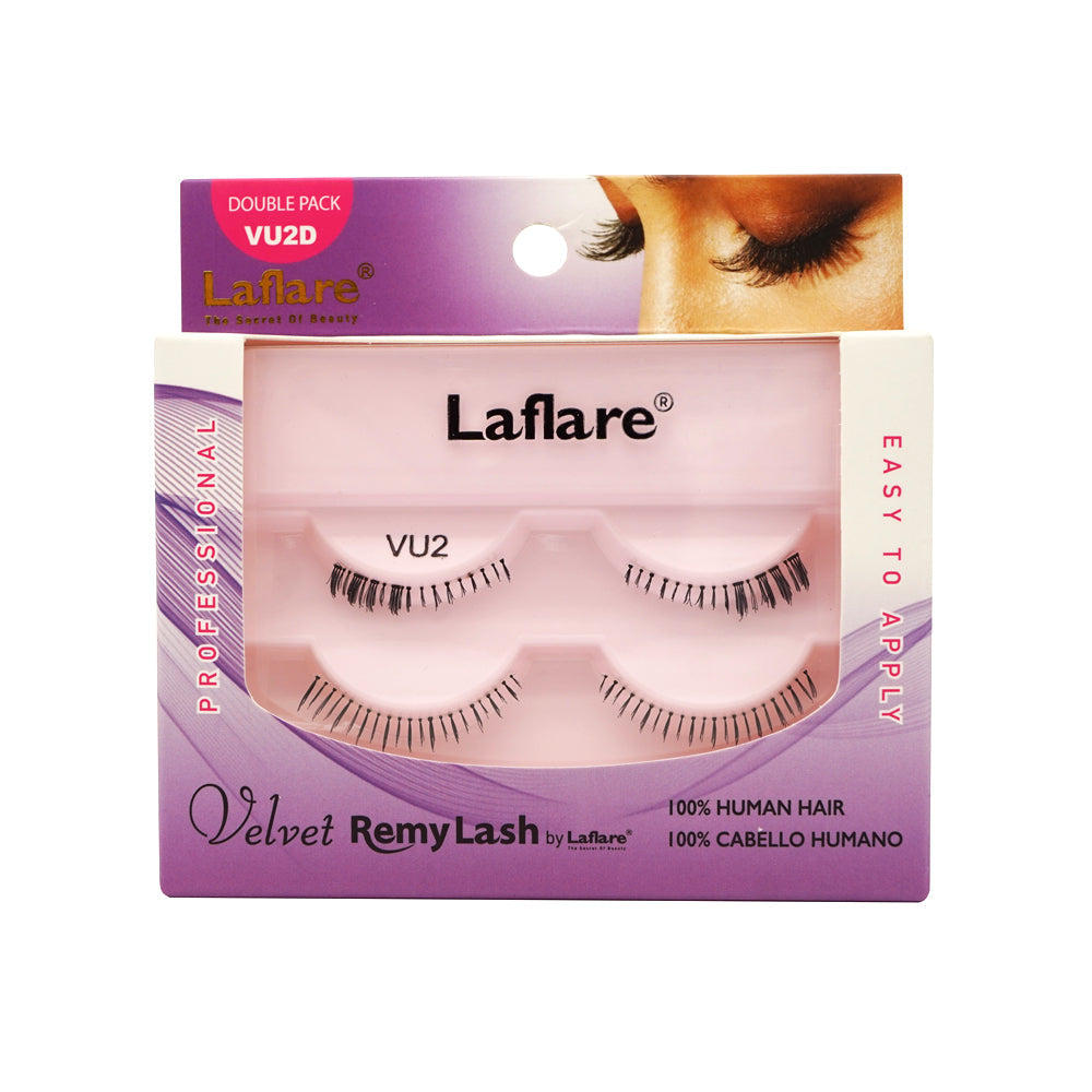 LAFLARE Velvet Remy Lash - Double Packs - VU2D