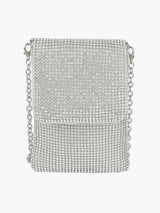 Evening Clutch Purse Mesh Crossbody Bag by hfstylish