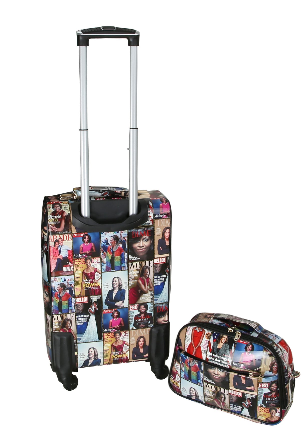 Glossy Magazine Cover Luggage Bag Crossbody Bag by hfstylish