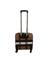 Square checkered pattern luggage travel bag by hfstylish