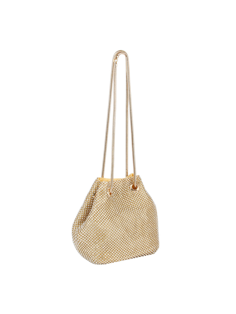 Sparkly Gold Pouch Evening Purse Handbag by hfstylish