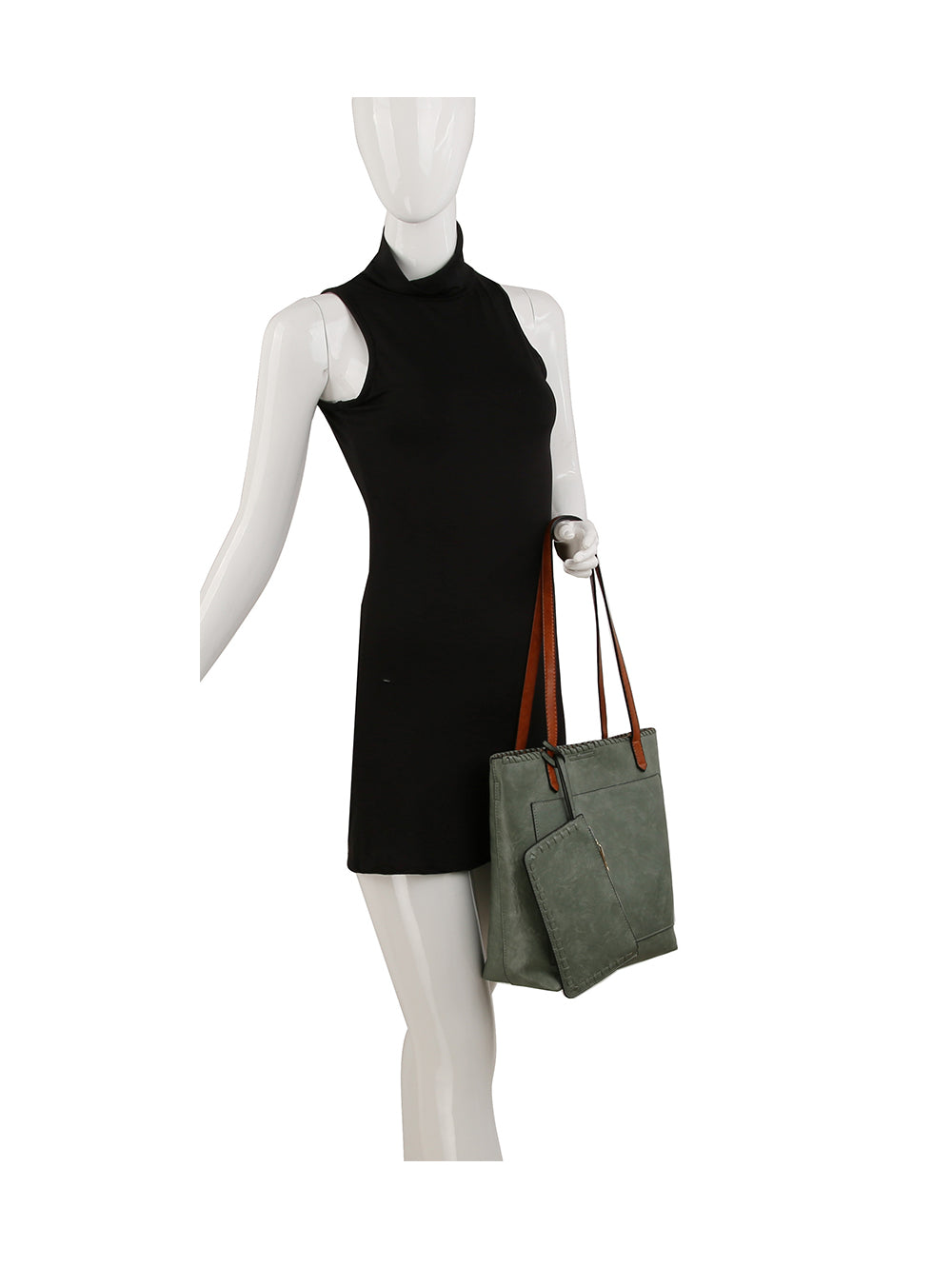 Fashion Leather Tote 2 N 1Hobo Bag by hfstylish