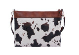 Cow Leo Printed Crossbody Shoulder Handbag by hfstylish