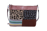 Cow Leo Printed Crossbody Shoulder Handbag by hfstylish