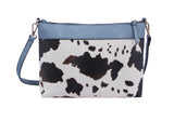 Cow Leo Printed Crossbody Shoulder Handbag by hfstylish