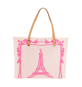 Paris Printed  Large Crossbody Handbag by hfstylish