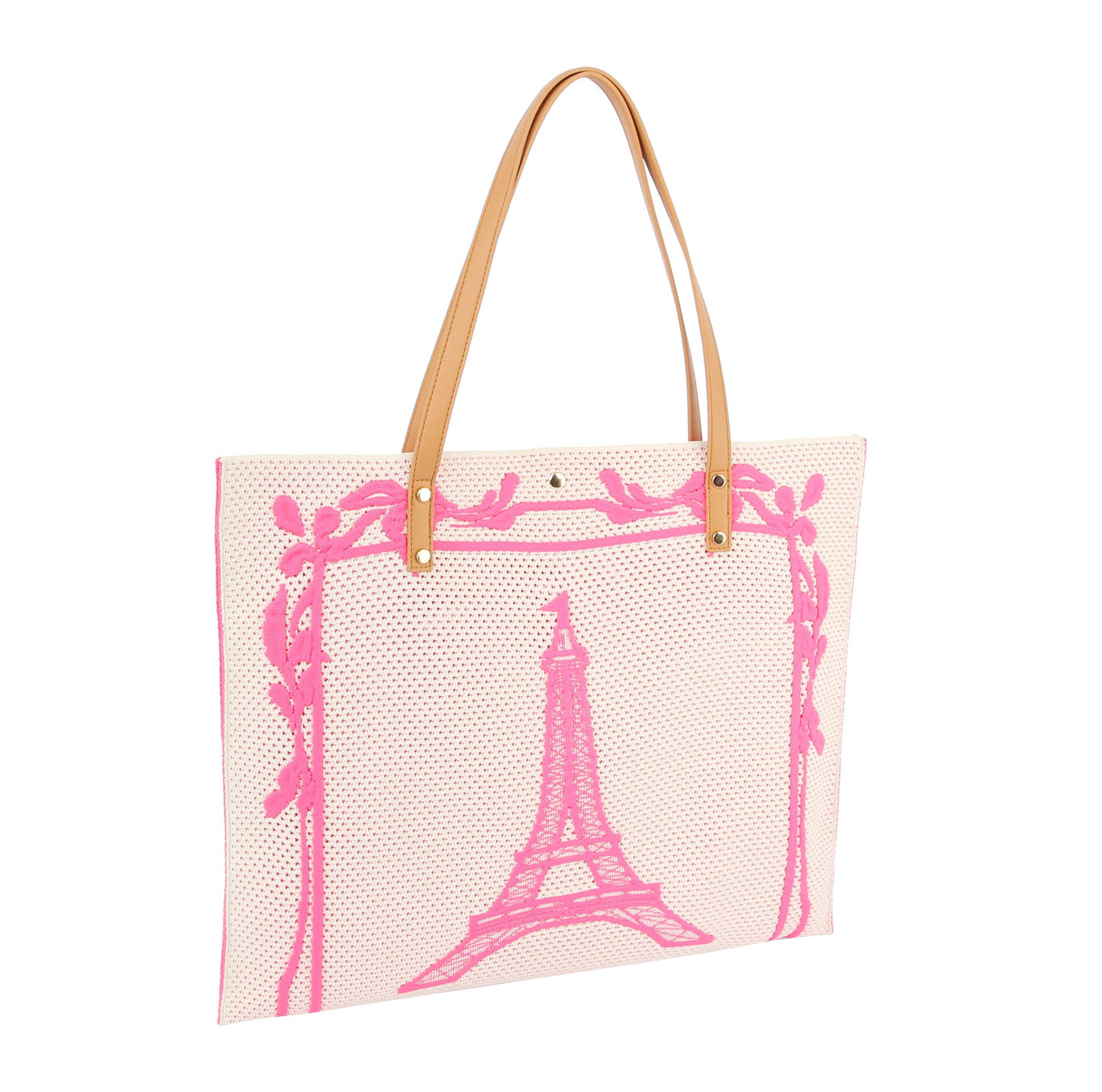 Paris Printed  Large Crossbody Handbag by hfstylish