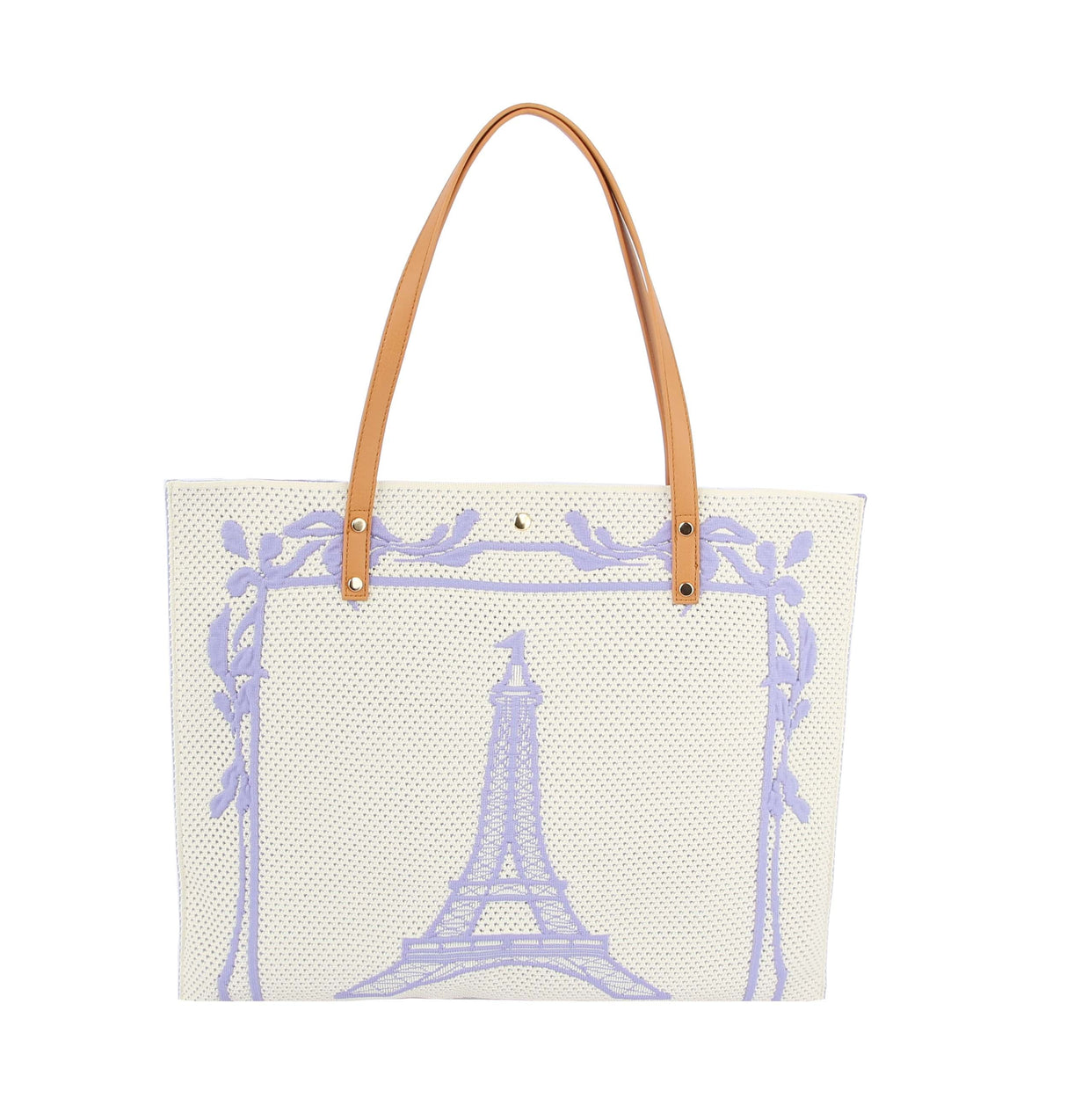 Paris Printed  Large Crossbody Handbag by hfstylish