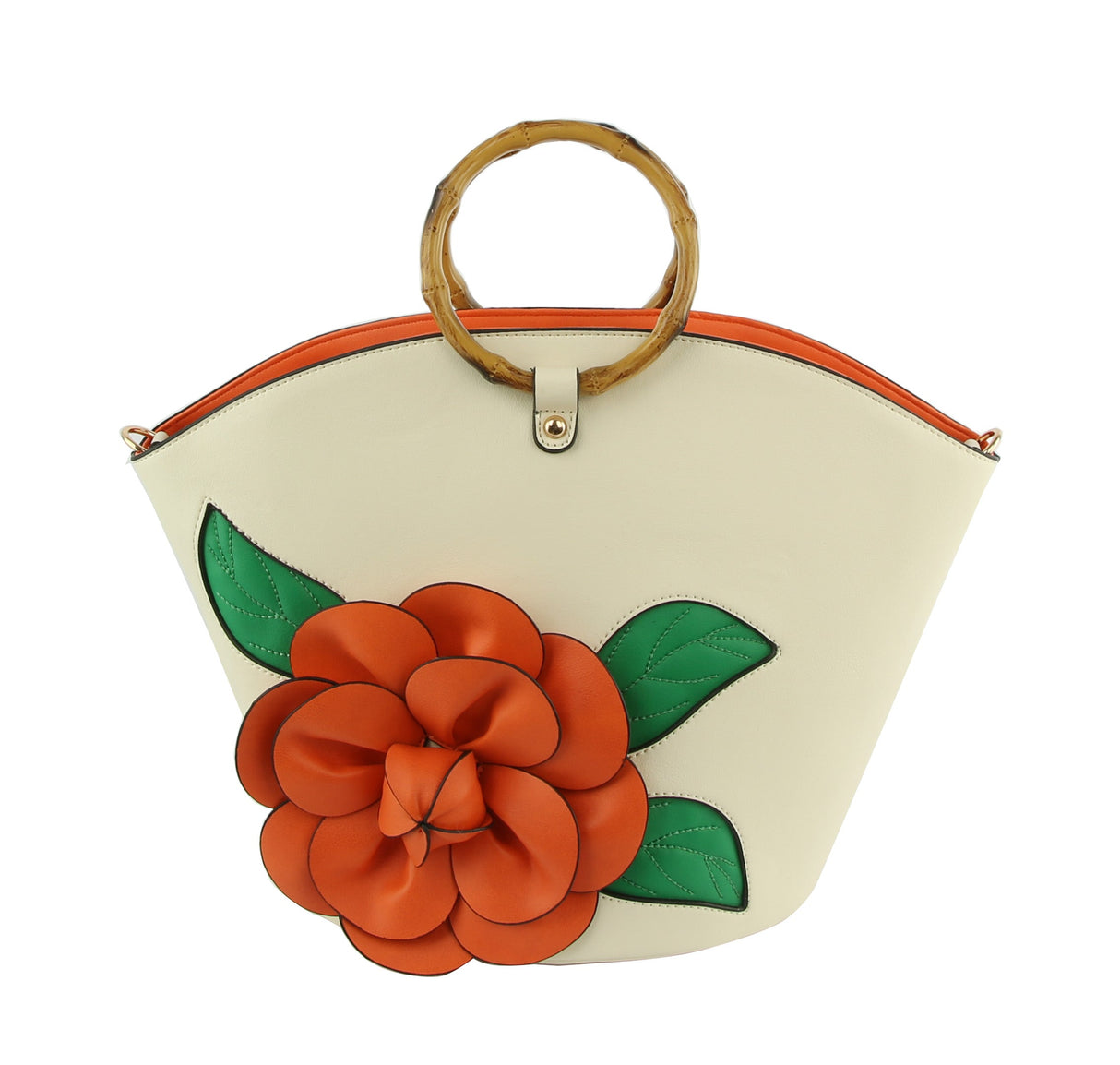 Women Flower Satchel Evening Purse Party Bag by hfstylish