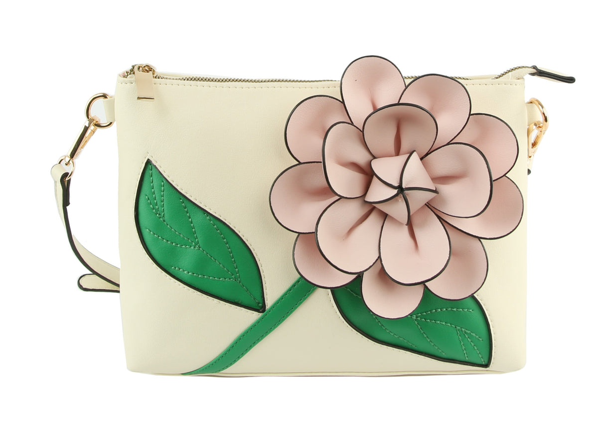 Women Flower Crossbody Bag Shoulder Bag by hfstylish