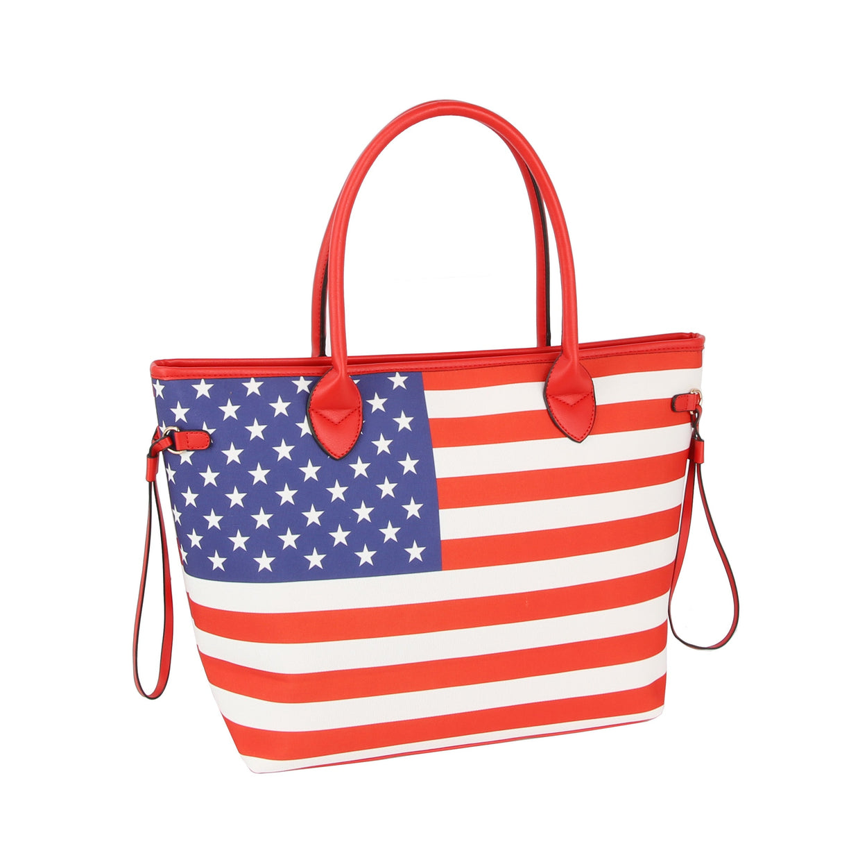 USA Tote Shoulder Handbag Flag Top Handle by hfstylish