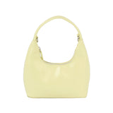 Shiny leather hobo with crossbody strap by Handbag Factory