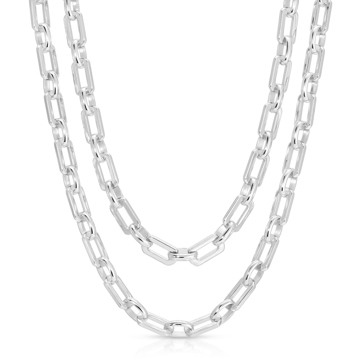 LIV DOUBLE CHAIN NECKLACE by eklexic jewelry