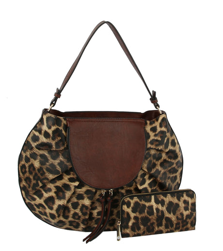 Women Vintage Leo Satchel Hobo Bag by hfstylish