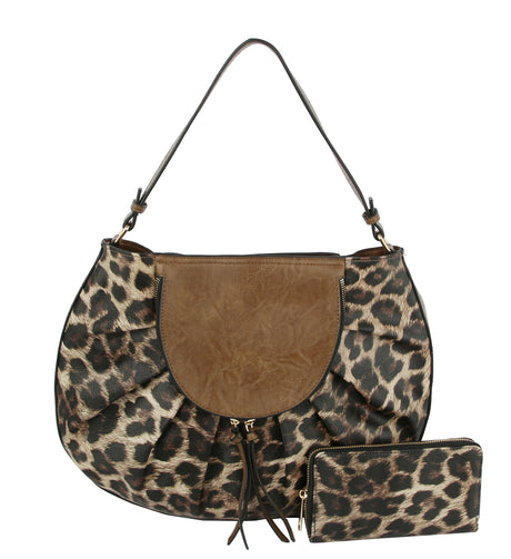 Women Vintage Leo Satchel Hobo Bag by hfstylish