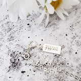 LOVE Crystal Choker Necklace by Salt and Sparkle