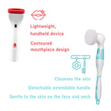 Radiant Beauty Bundle: Advanced Facial & Body Cleansing Brush With Extended Handle + Automatic Fuller Lip Plumper Device by Pursonic