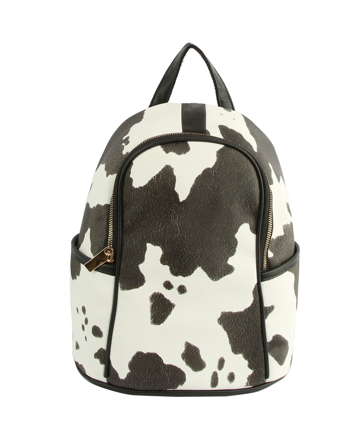 Cow Leo Print Women Backpack Daypack Purse by hfstylish