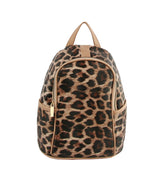 Cow Leo Print Women Backpack Daypack Purse by hfstylish