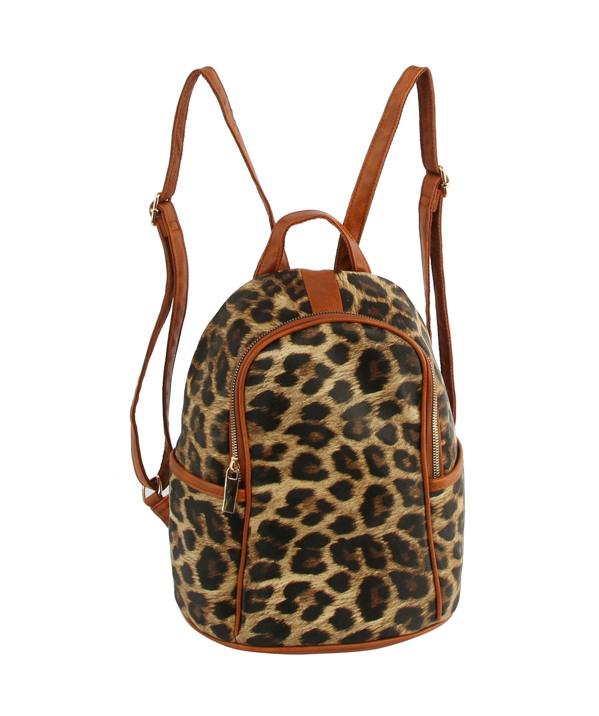 Cow Leo Print Women Backpack Daypack Purse by hfstylish